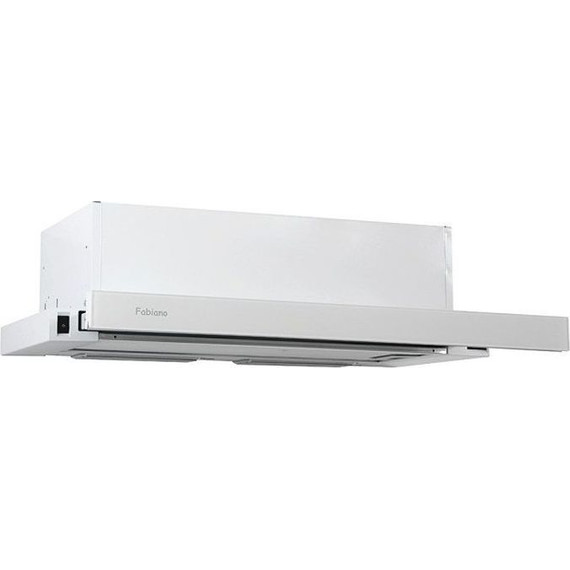 Вытяжка Fabiano Slim 60 Lux White Glass (белое стекло) - фото 