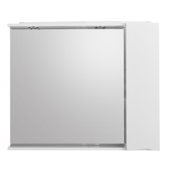 Зеркало-шкаф BelBagno 90 см MARINO-SPC-900/750-1A-BL-P-R, Bianco Lucido - фото 
