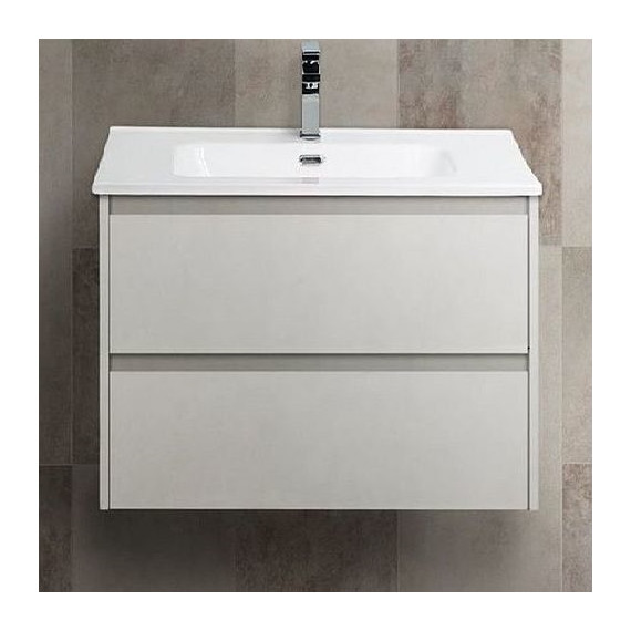 Тумба подвесная с раковиной BelBagno KRAFT 39-500/390-2C-SO-BO 50 см, Bianco Opaco - фото 