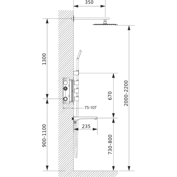 Душевая система для душа с термостатом Timo Petruma SX-5159/00SM - фото 5