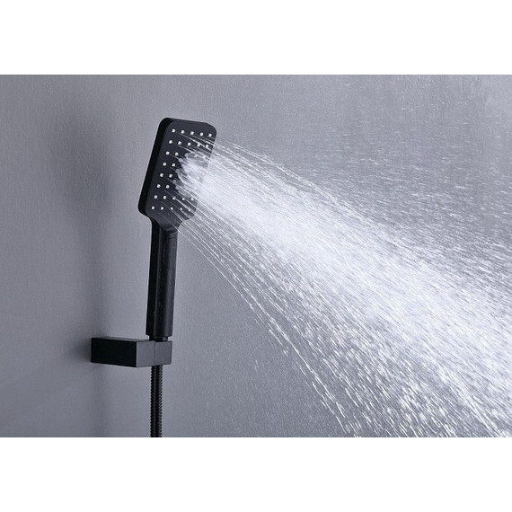Душевая система для ванны с термостатом Timo Petruma SX-5149/03SM, черный - фото 5