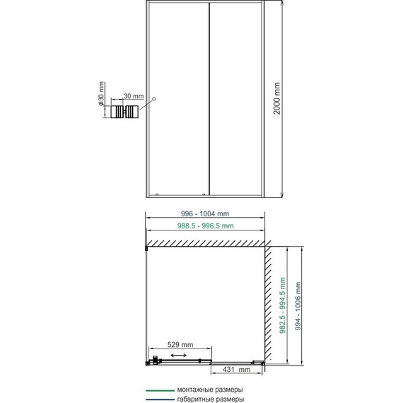 Душевое ограждение WasserKraft Dill 100х100 см 61S19, чёрный/прозрачное - фото, картинка 6 Душевое ограждение WasserKraft Dill 100х100 см 61S19, чёрный/прозрачное - фото 6