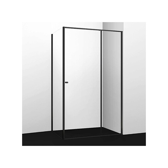 Душевое ограждение WasserKraft Dill 120х100 см 61S10, чёрный/прозрачное - фото 
