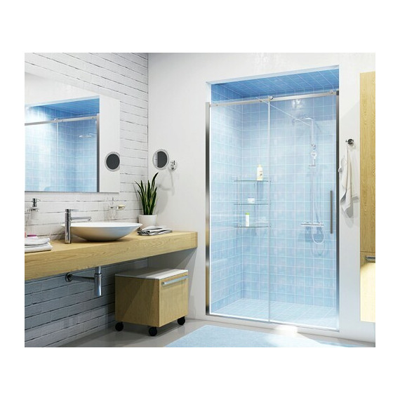 Душевая дверь WasserKraft Dinkel 120 см 58R05, хром/прозрачное - фото 4