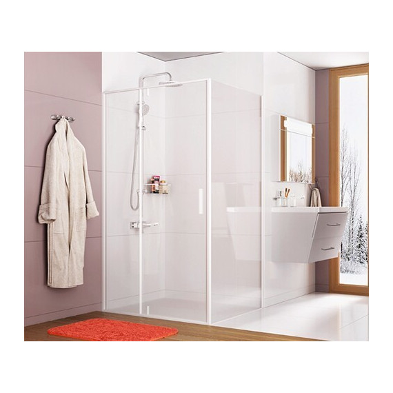 Душевое ограждение WasserKraft Neime 120х100 см 19P10, белый/прозрачное - фото 4