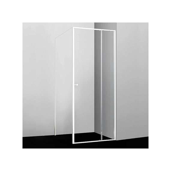 Душевое ограждение WasserKraft Rhin 100х100 см 44S19, белый/прозрачное - фото 