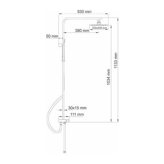 Душевая стойка WasserKraft A042 - фото 7