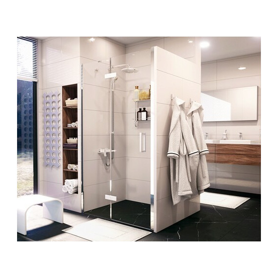 Душевая дверь WasserKraft Aller 120 см L 10H05LWHITE, белый/прозрачное - фото 4