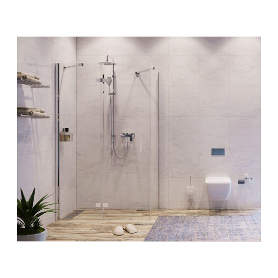 Душевое ограждение WasserKraft Aller 120х80 см L 10H06LWHITE, белый/прозрачное - фото 4