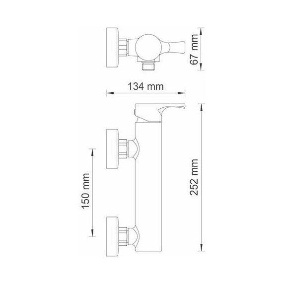 Смеситель для душа WasserKraft Berkel 4802 - фото 8