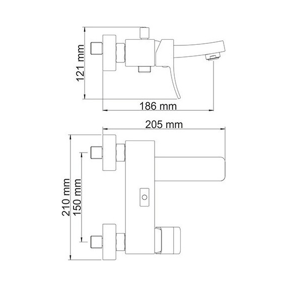 Смеситель для ванны WasserKraft Exter 1601, светлая бронза - фото 7
