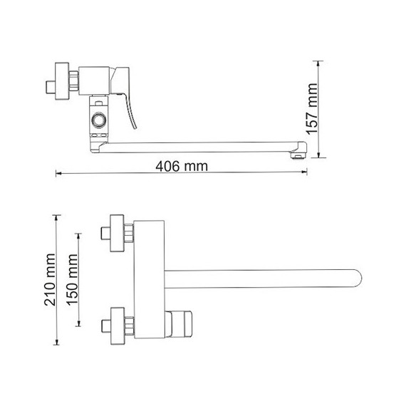 Смеситель для ванны WasserKraft Exter 1602L, светлая бронза - фото, картинка 8 Смеситель для ванны WasserKraft Exter 1602L, светлая бронза - фото 8