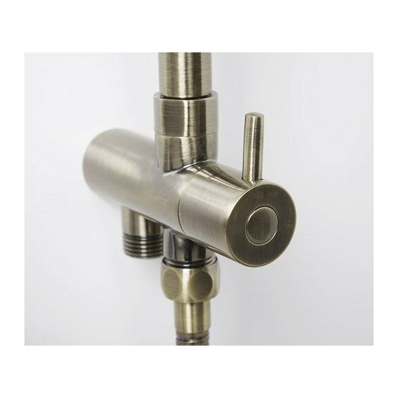 Душевая стойка WasserKraft Exter A040, светлая бронза - фото 7