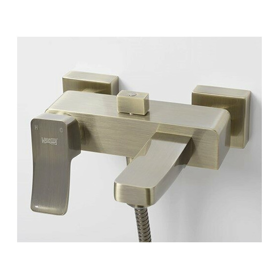 Смеситель для ванны WasserKraft Exter 1601, светлая бронза - фото 4