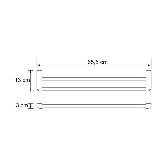 Полотенцедержатель WasserKraft Kammel K-8340WHITE, белый - фото 3