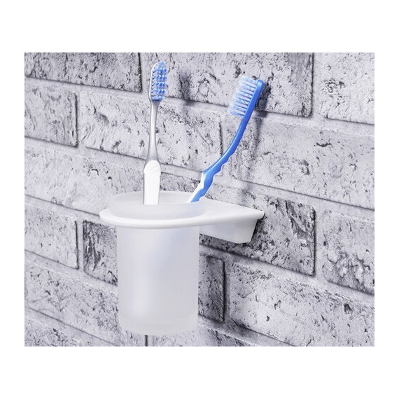 Стакан для зубных щеток WasserKraft Kammel K-8328WHITE, белый - фото 2