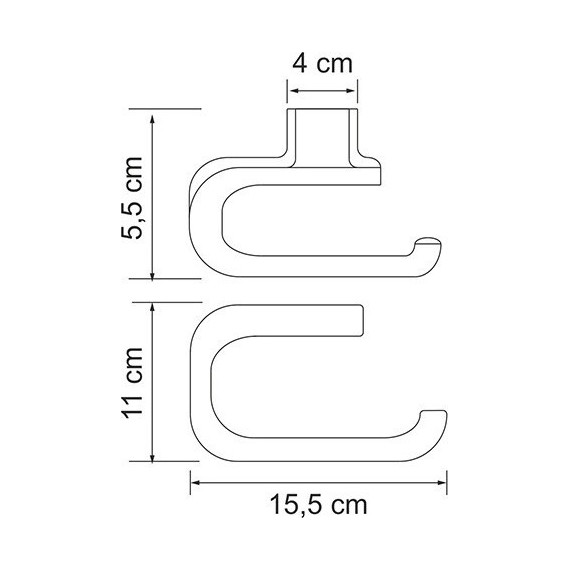 Держатель для туалетной бумаги WasserKraft Kammel K-8396WHITE, белый - фото 4