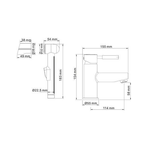 Смеситель для раковины WasserKraft Main 4108 - фото, картинка 6 Смеситель для раковины WasserKraft Main 4108 - фото 6