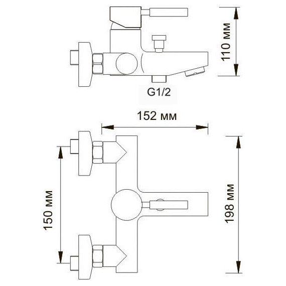 Смеситель для ванны WasserKraft Wern 4201 - фото, картинка 9 Смеситель для ванны WasserKraft Wern 4201 - фото 9