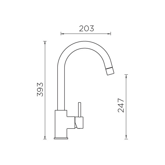 Смеситель для кухни Schock Plutos-D 710434, хром - фото 2