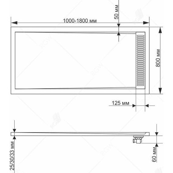 Каменный поддон RGW STM-109W 100х90 см 14202910-01 - фото, картинка 3 Каменный поддон RGW STM-109W 100х90 см 14202910-01 - фото 3