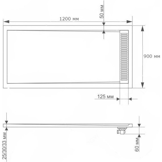 Каменный поддон RGW STM-129W 120х90 см 14202912-01 - фото, картинка 3 Каменный поддон RGW STM-129W 120х90 см 14202912-01 - фото 3
