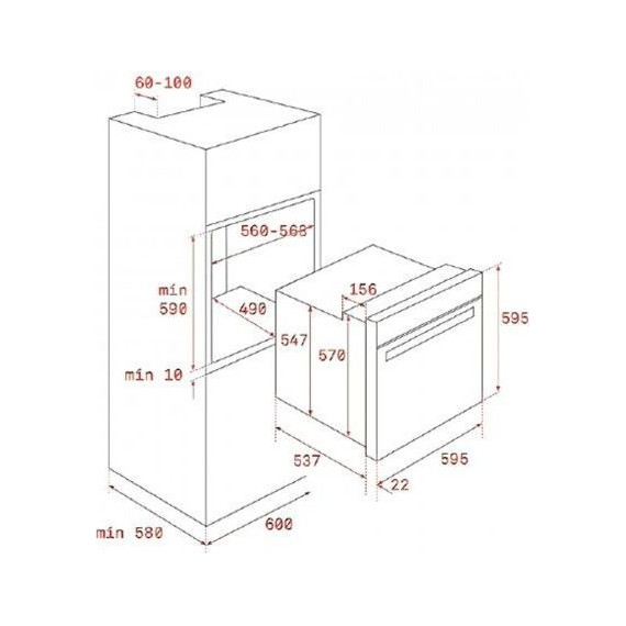 Электрический духовой шкаф Teka Country HRB 6300 VNB Brass 111010012 - фото 4