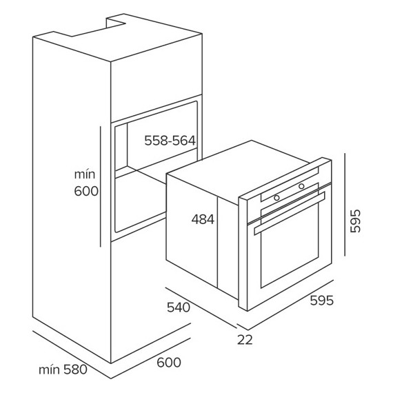 Электрический духовой шкаф Teka Total HSB 610 White 41560113 - фото 2