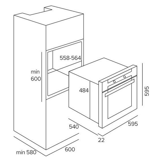 Электрический духовой шкаф Teka Total HSB 630 Black 41560132 - фото 3