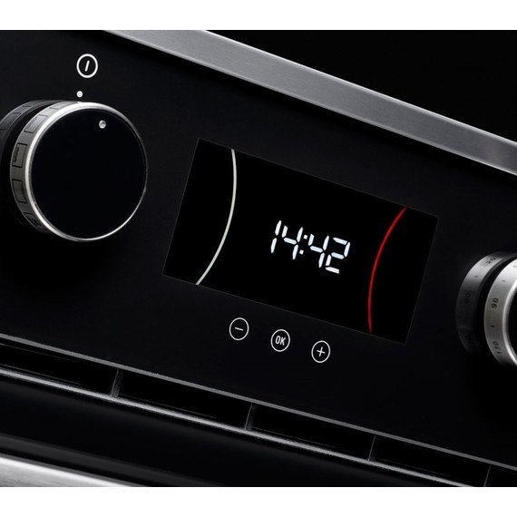 Электрический духовой шкаф Teka Maestro HLB 850 Stainless steel 41560290 (чёрное стекло) - фото 3