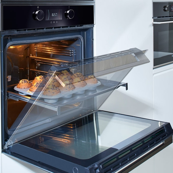 Электрический духовой шкаф Teka Maestro HLB 850 Stainless steel 41560290 (чёрное стекло) - фото 2