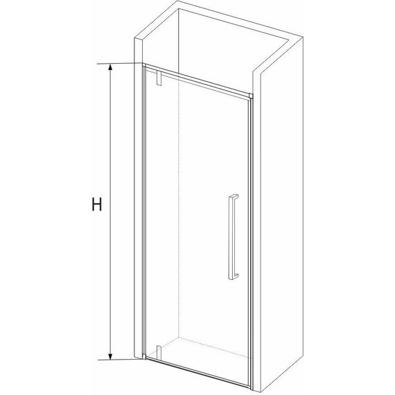 Душевая дверь RGW SV-02 90х200 см 06320209-11, хром/прозрачное - фото 4