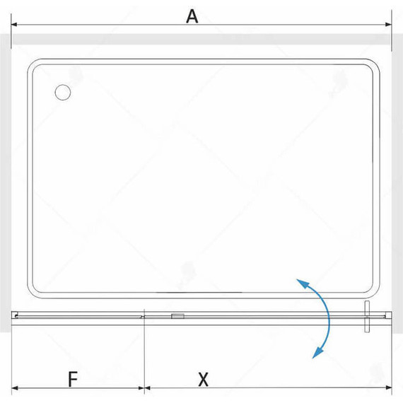 Душевая дверь RGW SV-03B 120 см 06320312-14, черный/прозрачное - фото 4