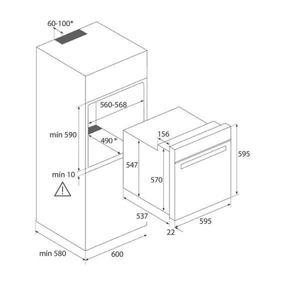 Электрический духовой шкаф Teka Easy HBB 720 BK 41560200 - фото 2