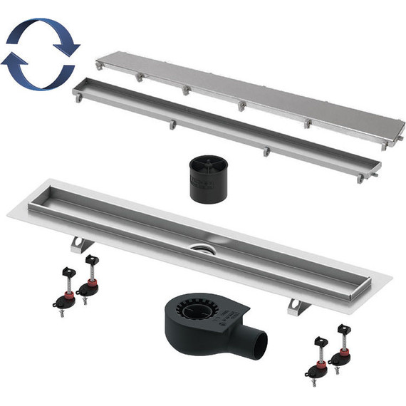 Трап TECElinus 90 см 15103099, нержавеющая сталь (под плитку) - фото 3