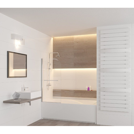 Шторка для ванны RGW SC-06 80 см 03110608-11, хром/прозрачное - фото, картинка 2 Шторка для ванны RGW SC-06 80 см 03110608-11, хром/прозрачное - фото 2