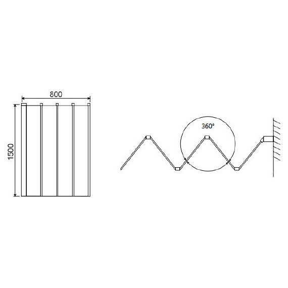 Шторка для ванны RGW SC-23 80 см 03112308-11, хром/прозрачное - фото 3