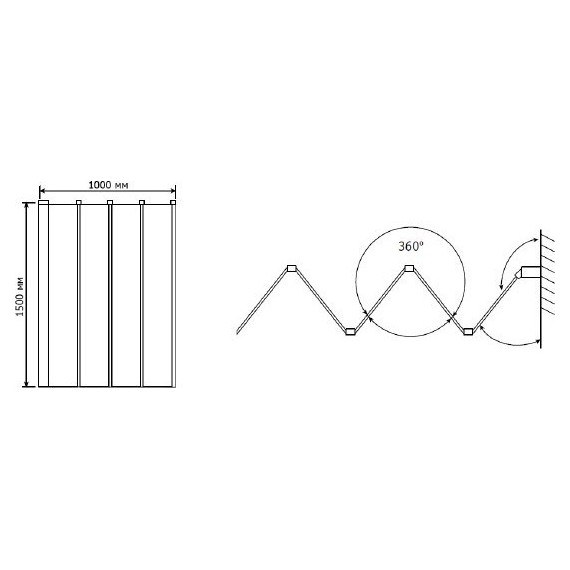 Шторка для ванны RGW SC-23 100 см 03112310-11, хром/прозрачное - фото 3