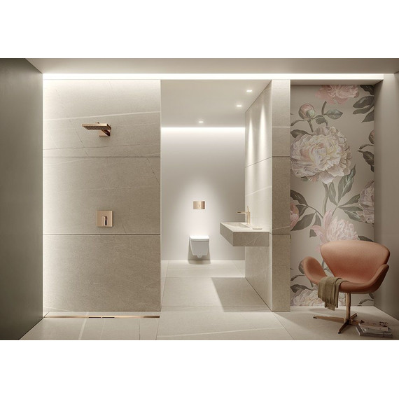 Трап TECEdrainprofile 120 см 671213, нержавеющая сталь, глянец/красный/позолоченный, Цвет производителя: красный, глянец, позолоченный, Размер трапа: 1200 - фото 3