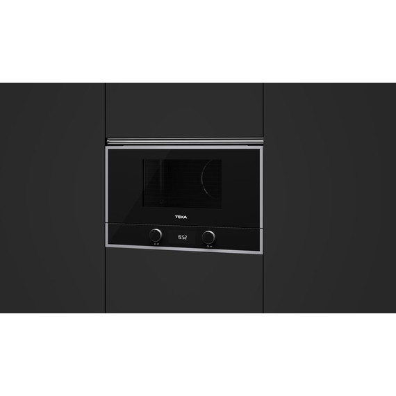 Встраиваемая микроволновая печь Teka Maestro ML 822 BIS L 40584300 (чёрное стекло) - фото 7