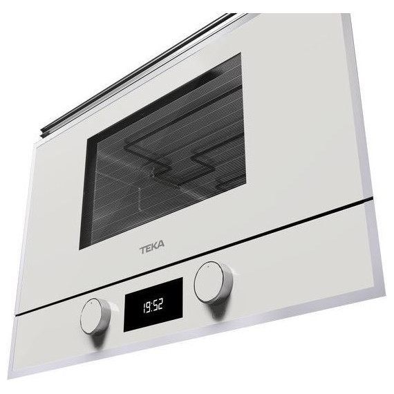 Встраиваемая микроволновая печь Teka Maestro ML 822 BIS L White 40584302 (белое стекло) - фото 4