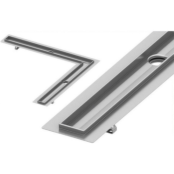 Трап угловой TECEdrainline 100х100 см 611000, нержавеющая сталь (под плитку) - фото 2