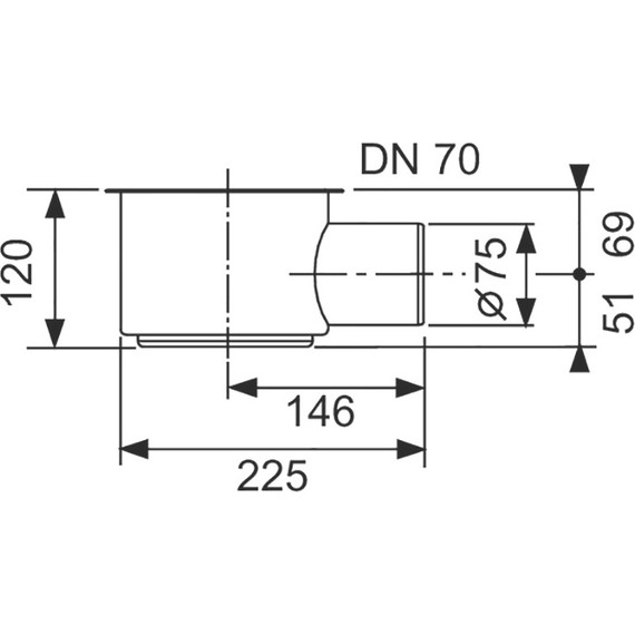 Сифон для трапа TECEdrainline DN 70 1,2 л/с, 650002 - фото 3