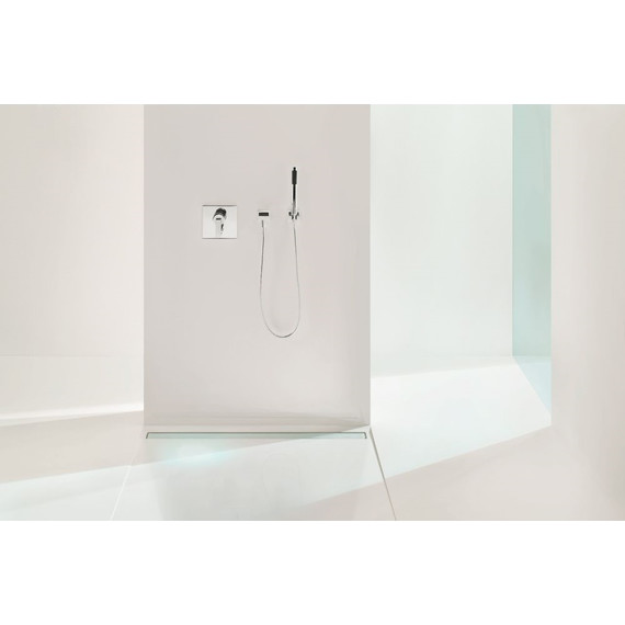 Решетка TECEdrainline для трапа 150 см 601591, стекло, белый - фото 2