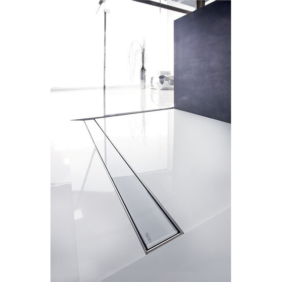 Решетка TECEdrainline для трапа 90 см 600991, стекло, белый - фото 3