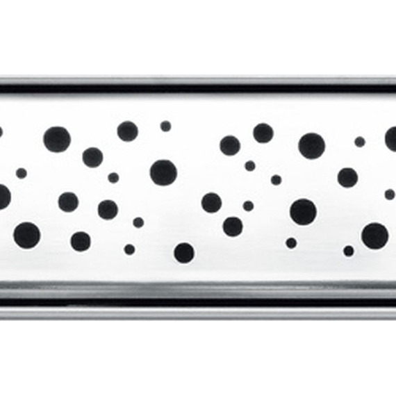 Решетка TECEdrainline "drops" для трапа 70 см 600730, нержавеющая сталь, хром глянцевый - фото 2