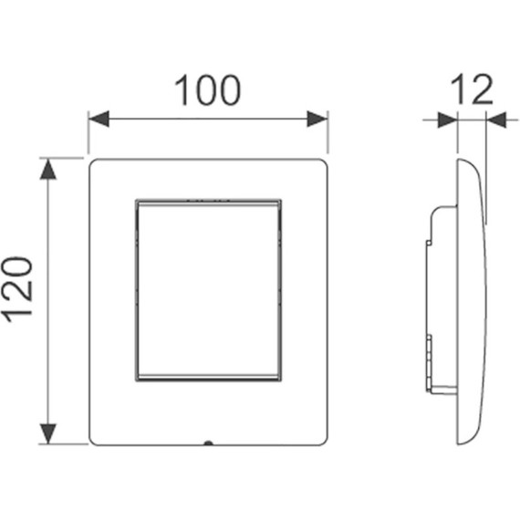 Кнопка смыва TECEplanus Urinal 9242310, металлическая, нержавеющая сталь/сатин - фото 2
