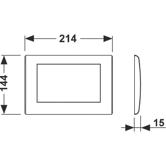 Кнопка смыва TECEplanus 9240311, металлическая, хром глянцевый - фото 2