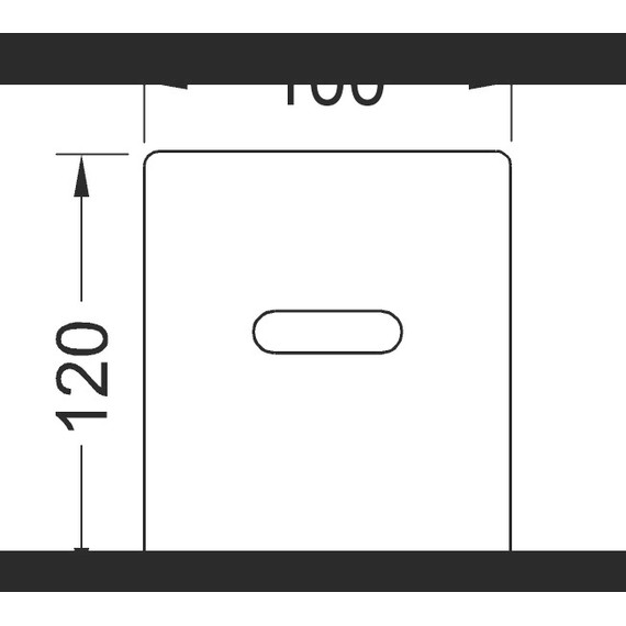 Кнопка смыва с инфракрасным датчиком TECEplanus Urinal 230/12 В 9242357, металлическая, белый глянцевый - фото 2