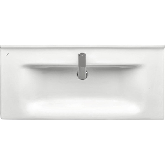 Тумба подвесная с раковиной Акватон Флай 100 см 1A2375K0FAX10, белый/дуб крафт - фото, картинка 9 Тумба подвесная с раковиной Акватон Флай 100 см 1A2375K0FAX10, белый/дуб крафт - фото 9